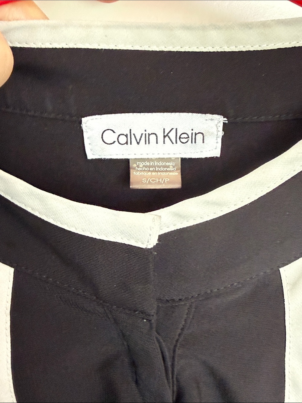 Calvin Klein Sleeveless Ruffle Top - Picture 2 of 3